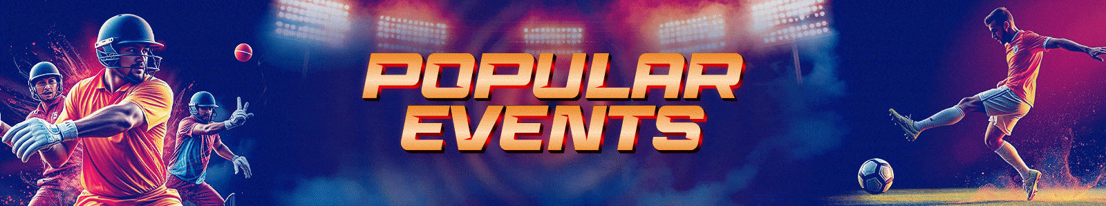 Popular Events banner